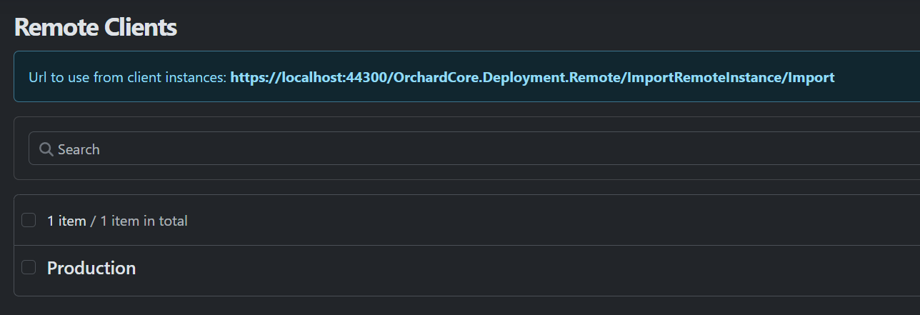 Remote clients