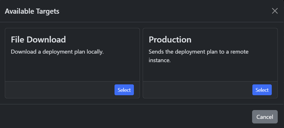 Remote instance as an available target