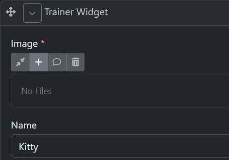 Media field on content item