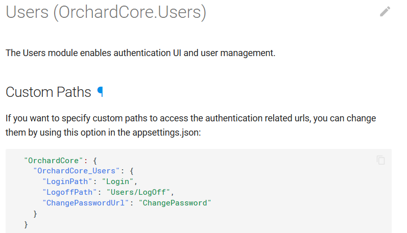 Custom path for user endpoints