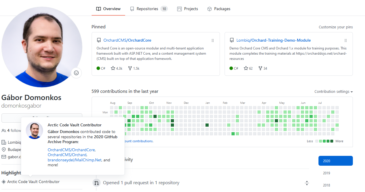 Arctic Code Vault Contributor