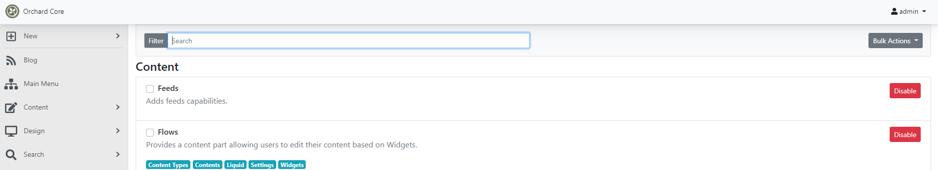 The new Feeds module
