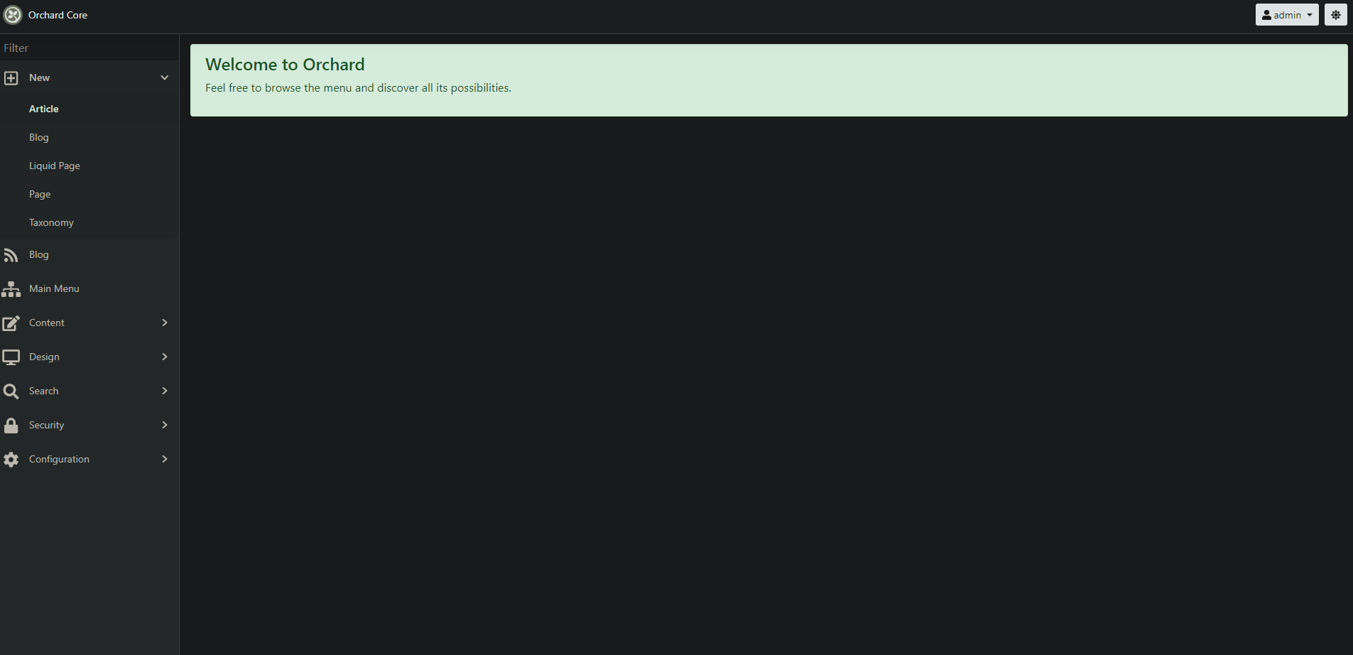 Dark mode admin theme