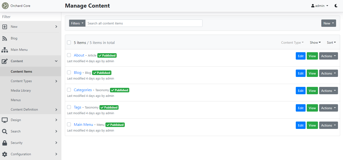 Showing the page title on the nav bar