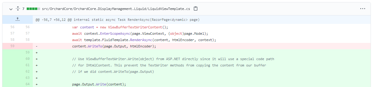 Use ViewBufferTextWriter.Write(object)