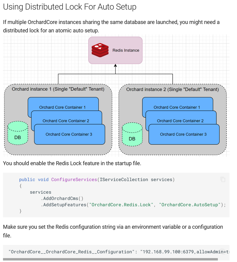 Using Distributed Lock for Auto Setup