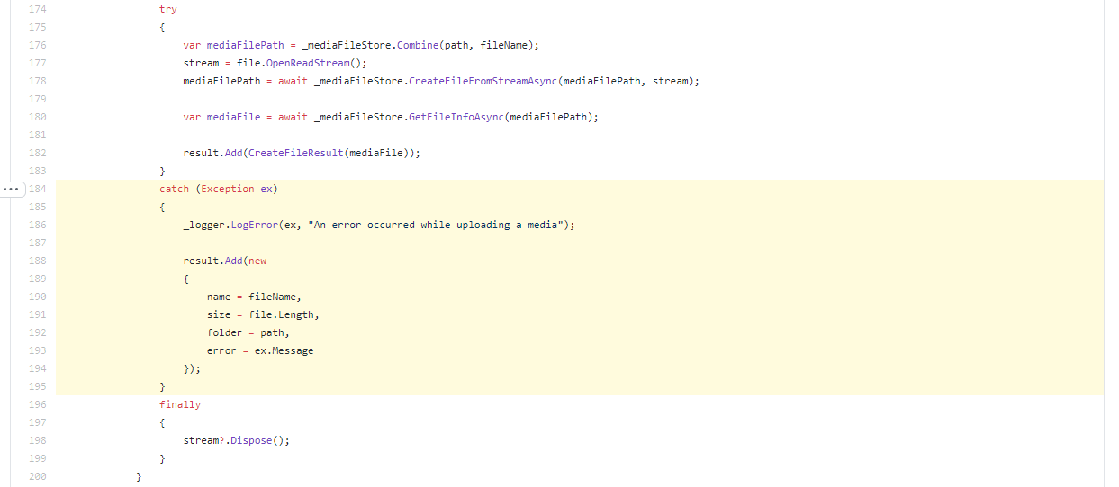 The code that returned the file path