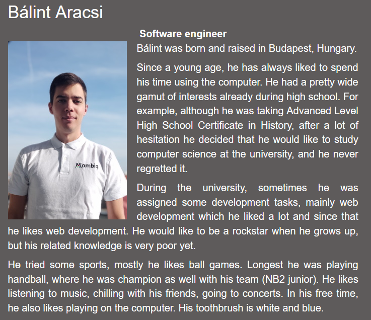 Bálint Aracsi biography