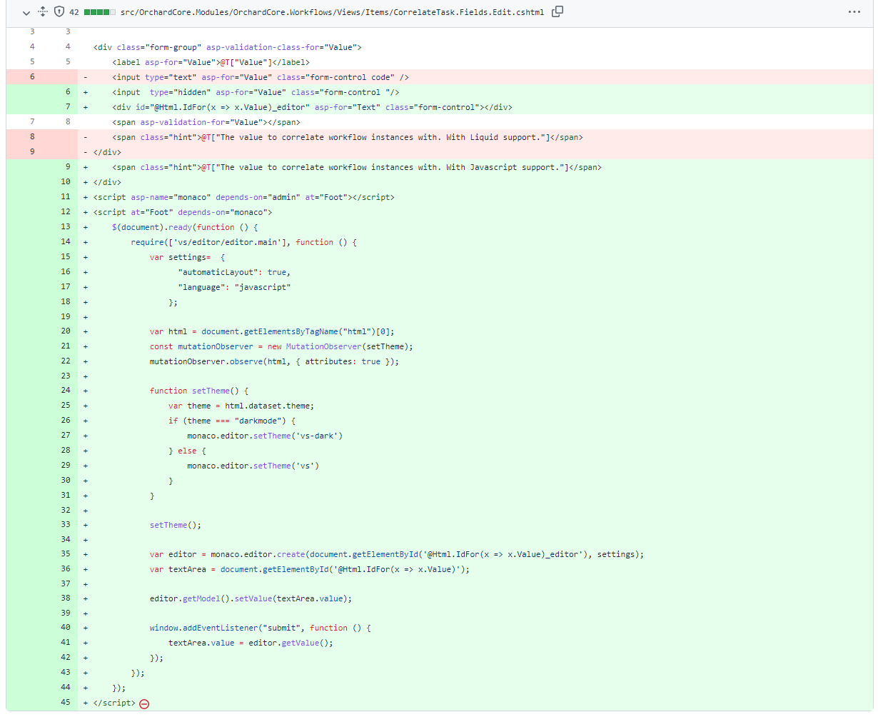 Updating the hint of the correlate task