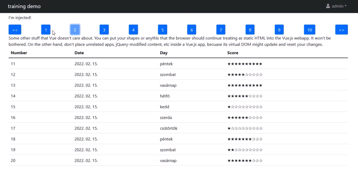 Vue.js Single File Component sample