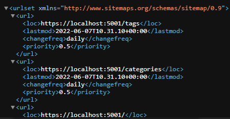 The wrong DateTime format in the sitemap