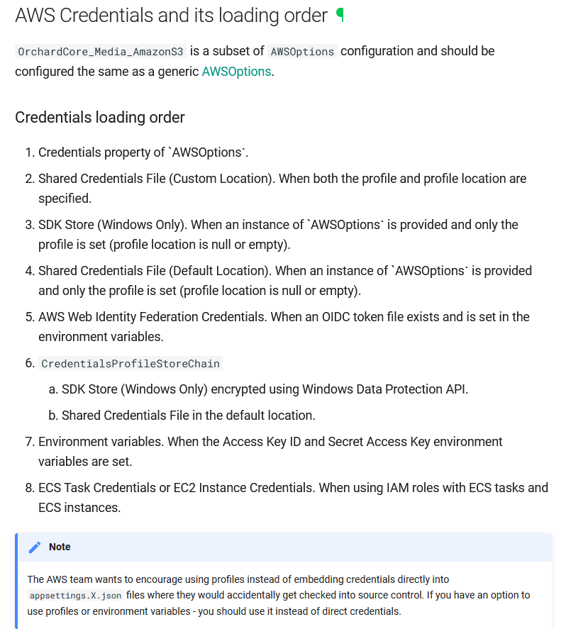 Updated Amazon S3 documentation