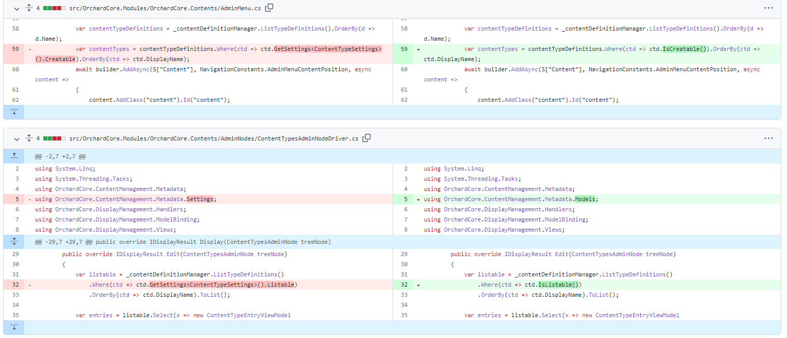 Utilizing the ContentTypeExtensions