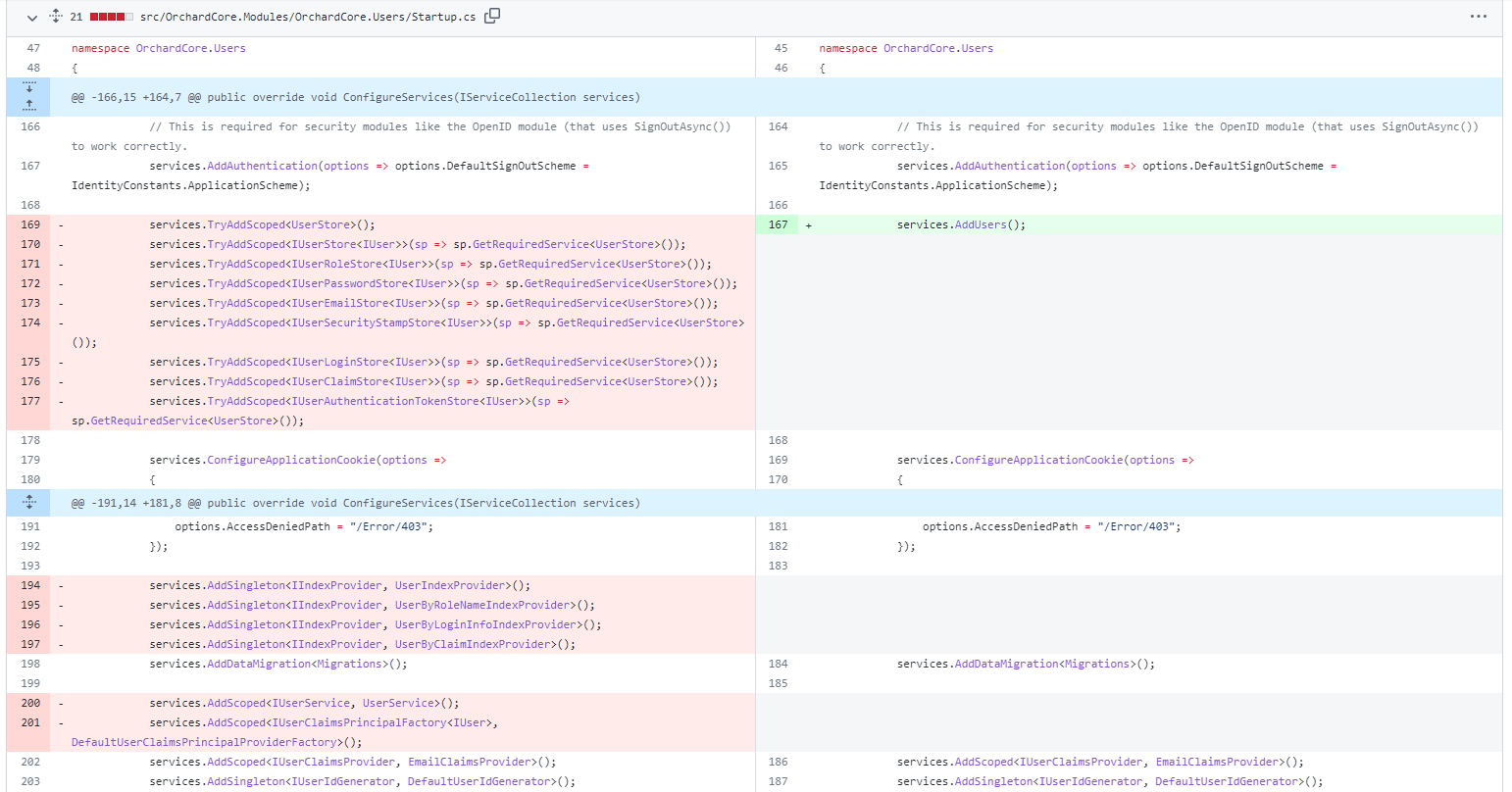 Introduce AddUsers extension method