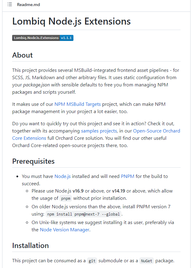 Lombiq Node.js Extensions readme