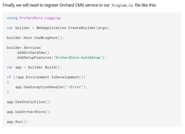 Using Program.cs instead of Startup.cs