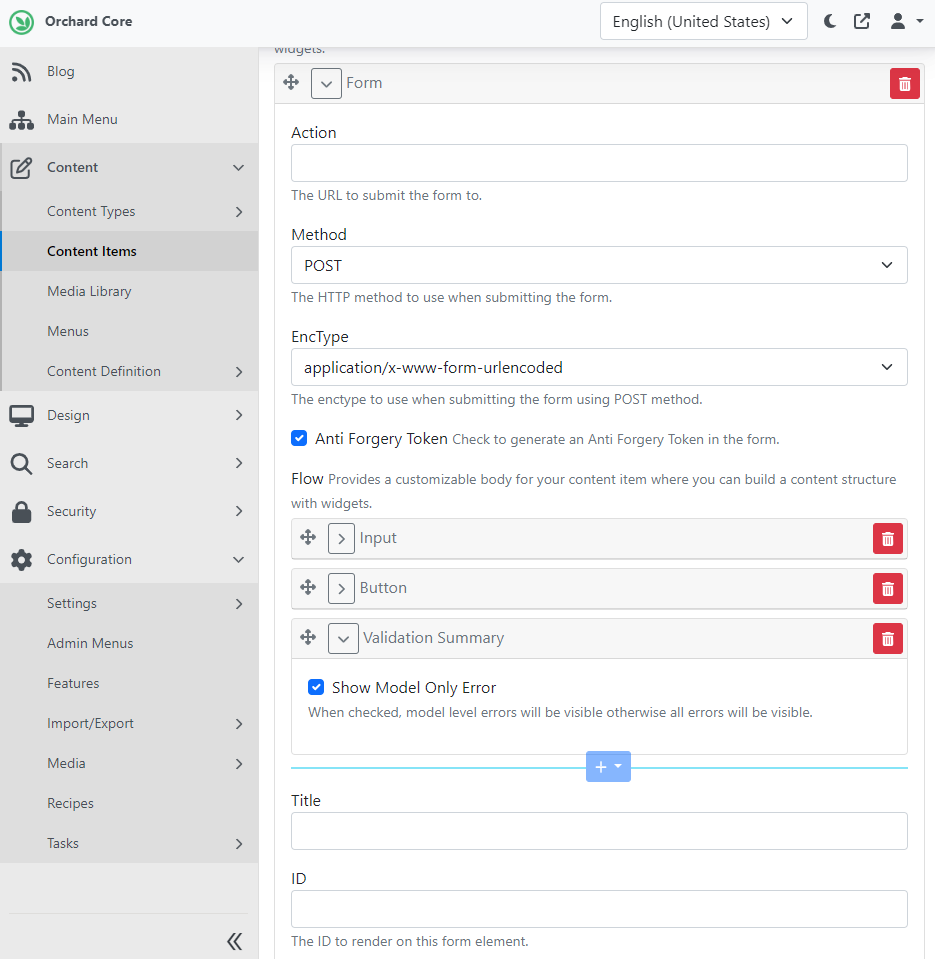 Add validation type for Validation Summary Part