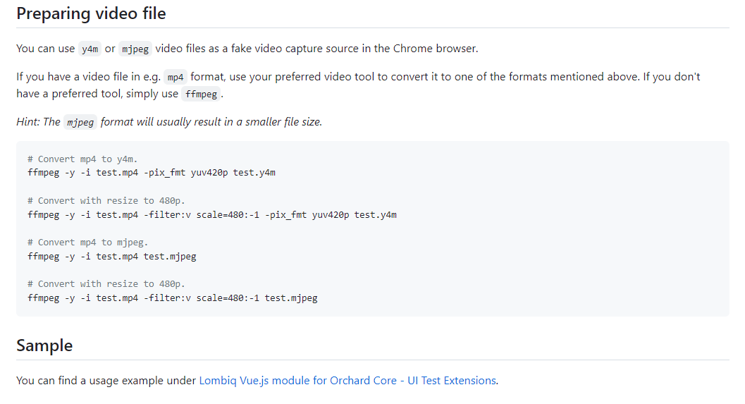 Fake video capture source readme