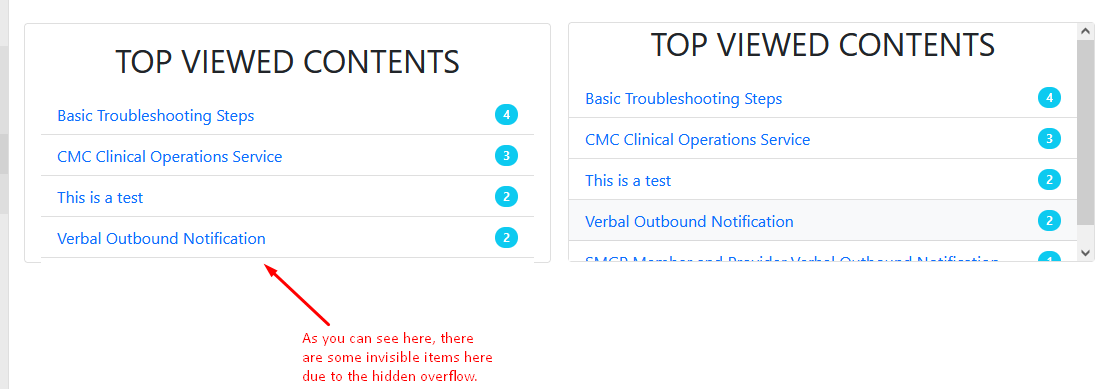 Fix Admin Dashboard widgets scrolling