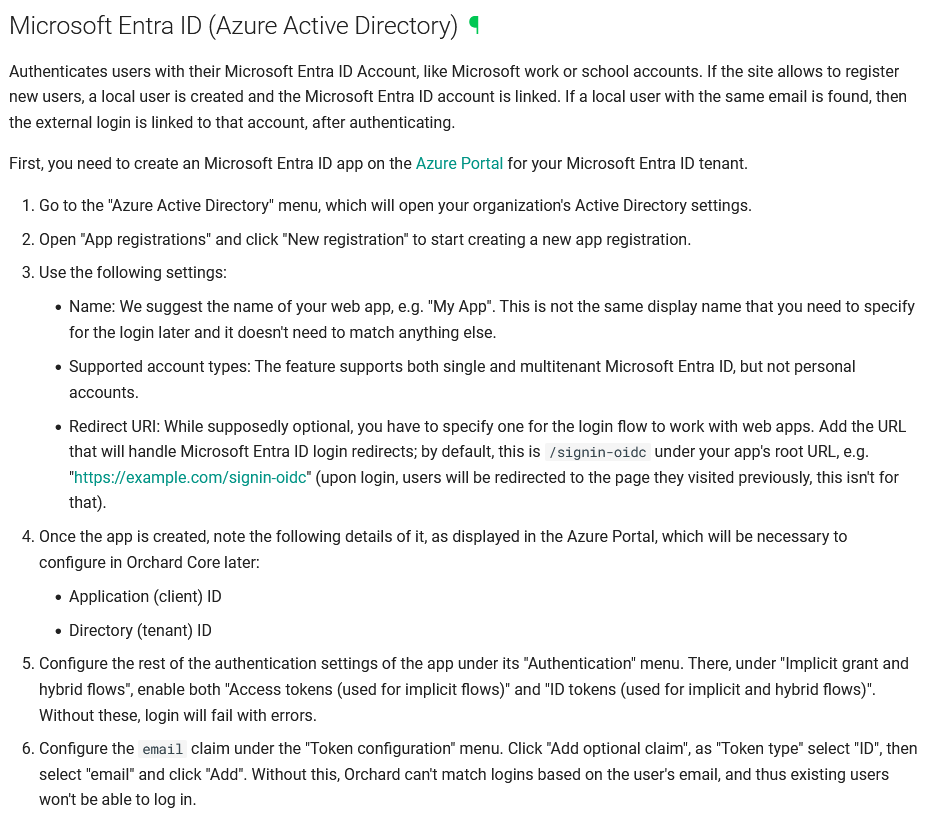 Microsoft Entra ID documentation