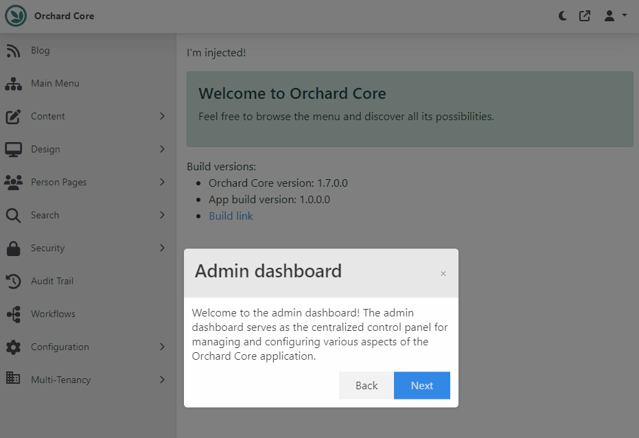Lombiq Walkthroughs for Orchard Core