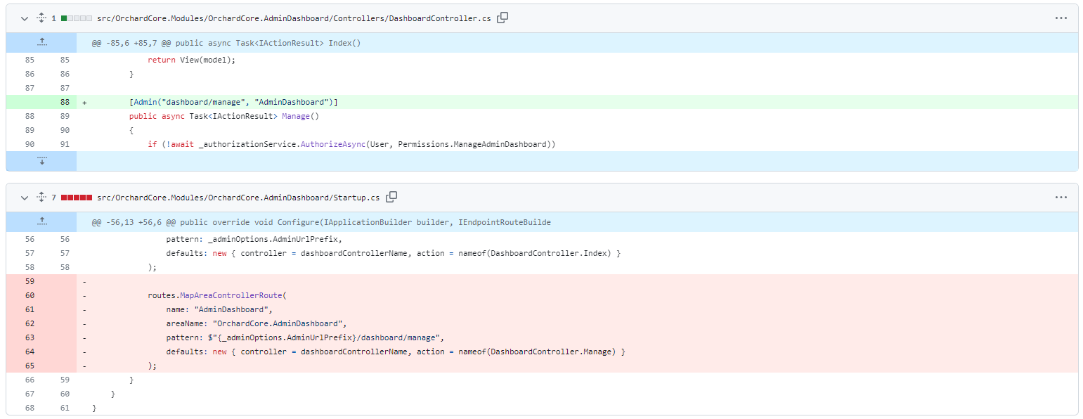 Updating the Admin attribute