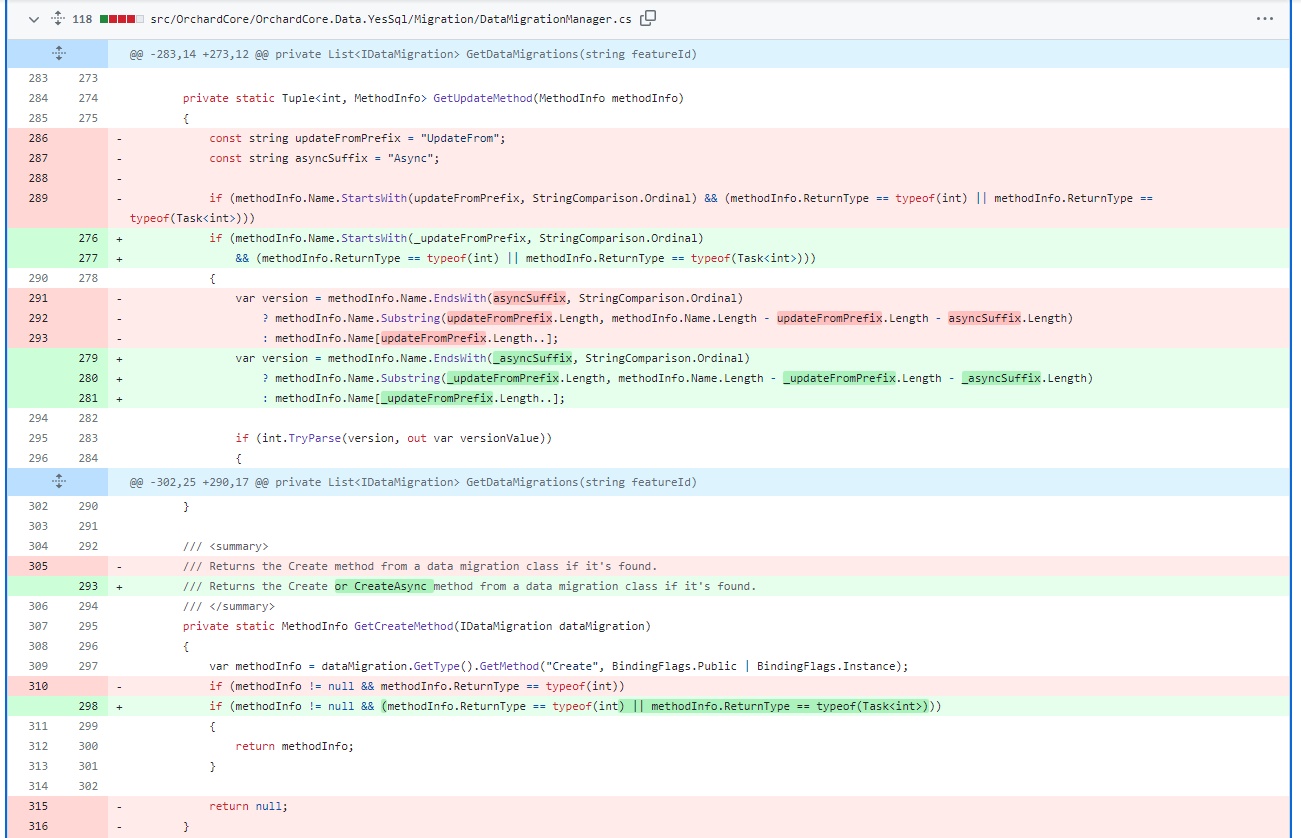 Support Create and CreateAsync in DataMigrationManager