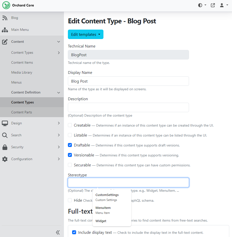 Adding Autocomplete to Stereotype text box