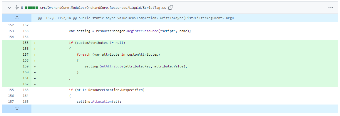 Fix Liquid script tag does not render custom attributes