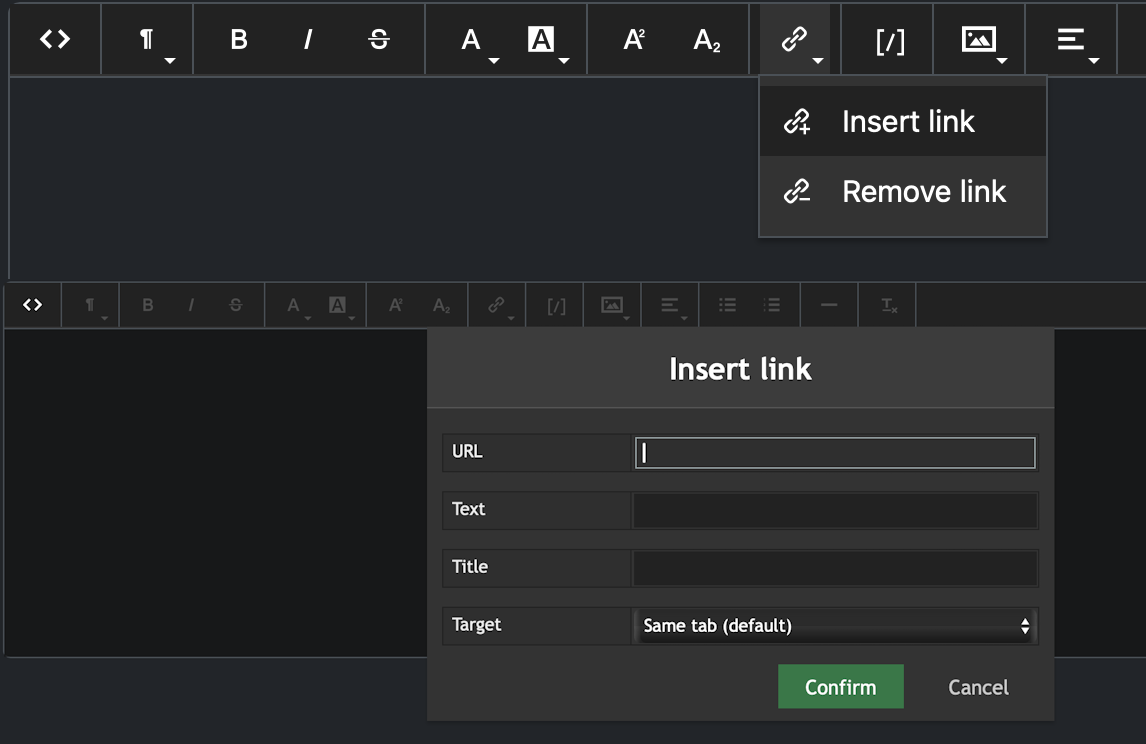 Fixing inconsistent editor colors when dark theme is enabled