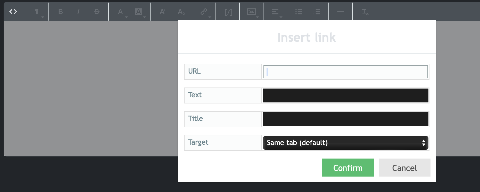 Inconsistent editor colors when dark theme is enabled