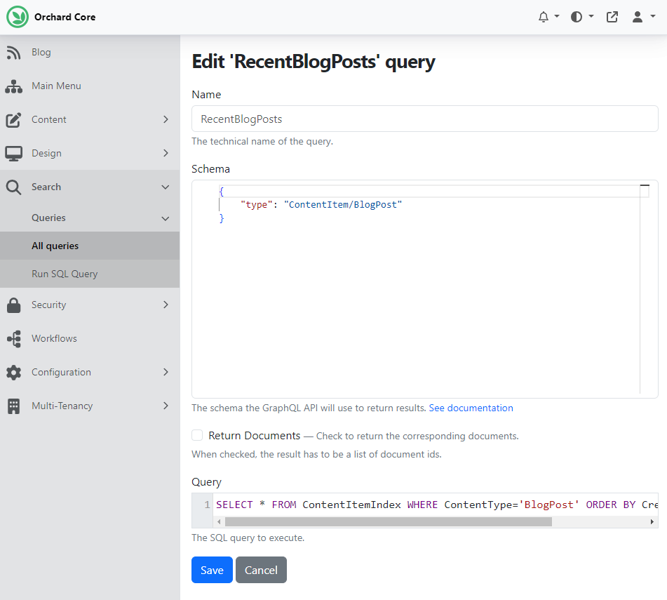 Fix the QueriesDocument and the Queries UI