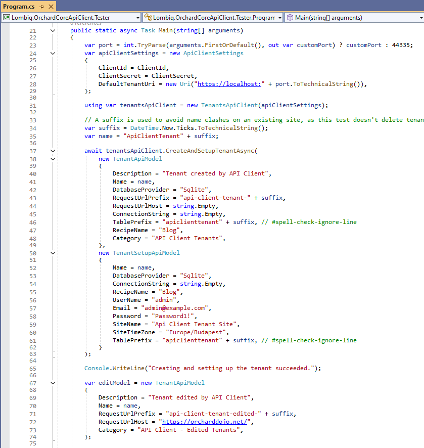 Lombiq API Client Tester App