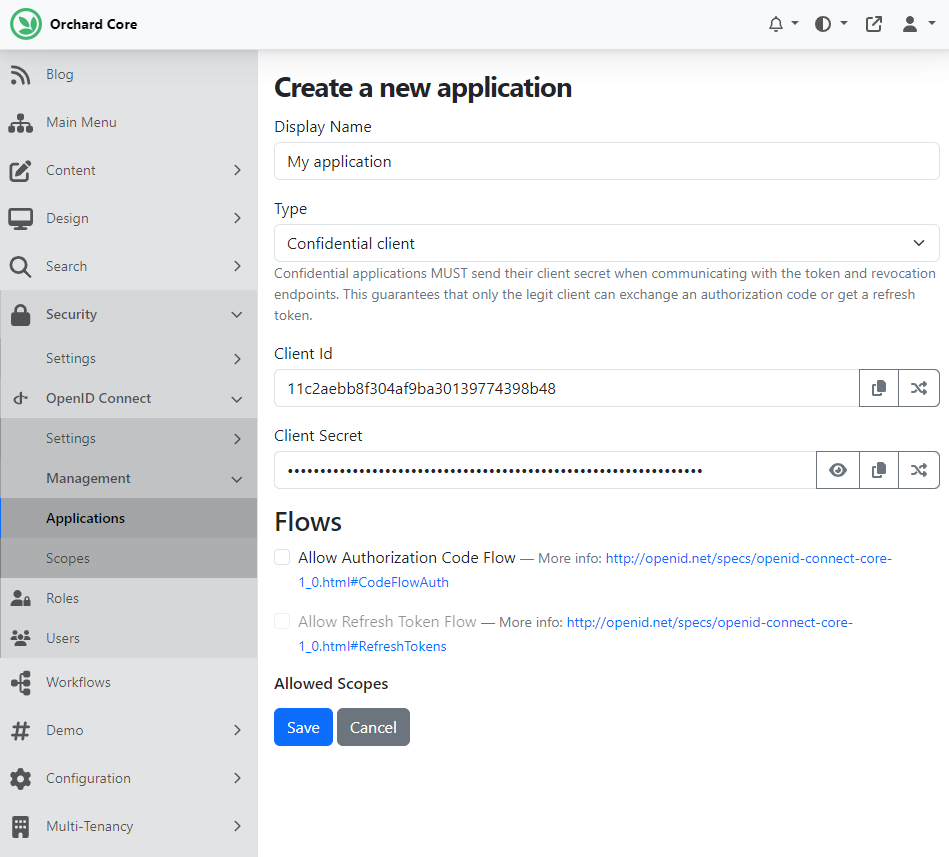 OpenId UI Enhancements