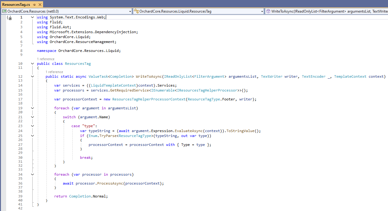 Make Resources Tag Helper extensible