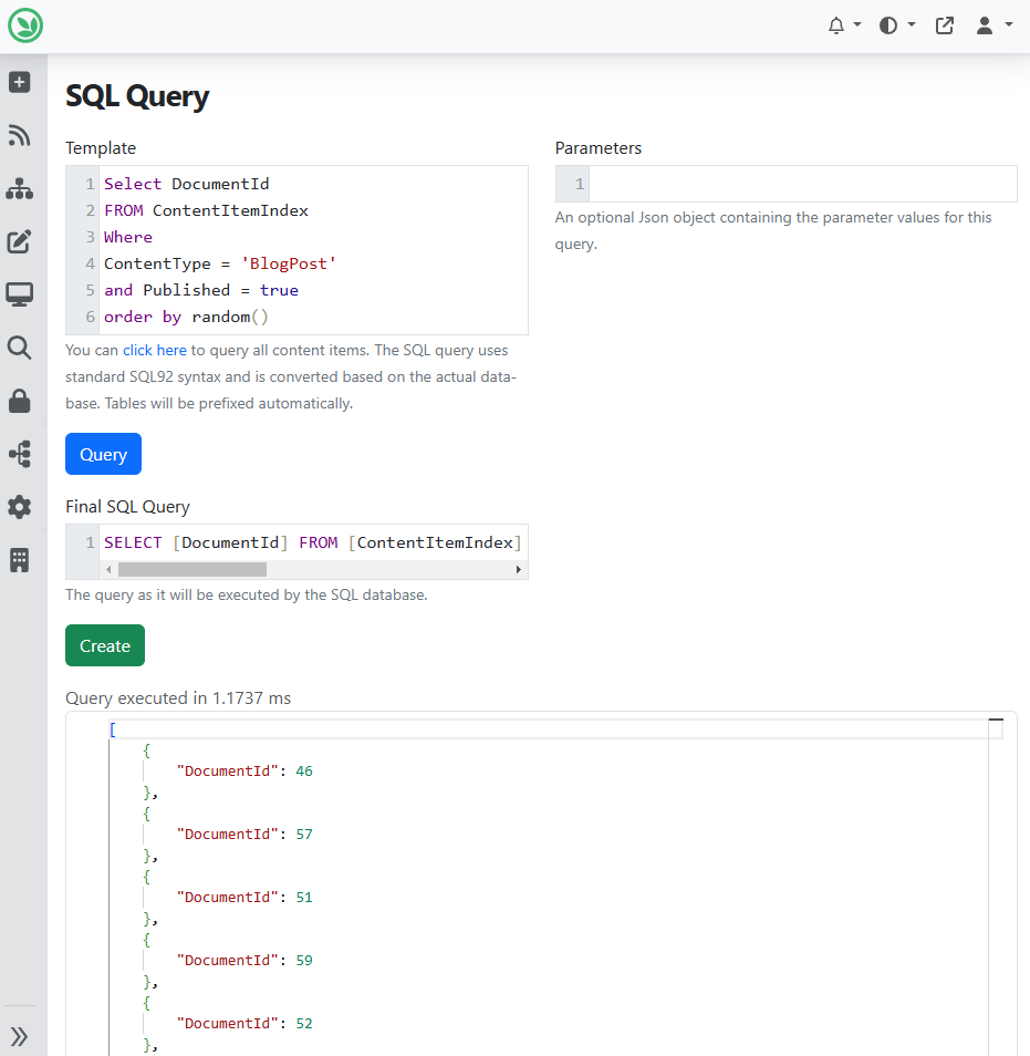 Support ordering results in SQL queries randomly