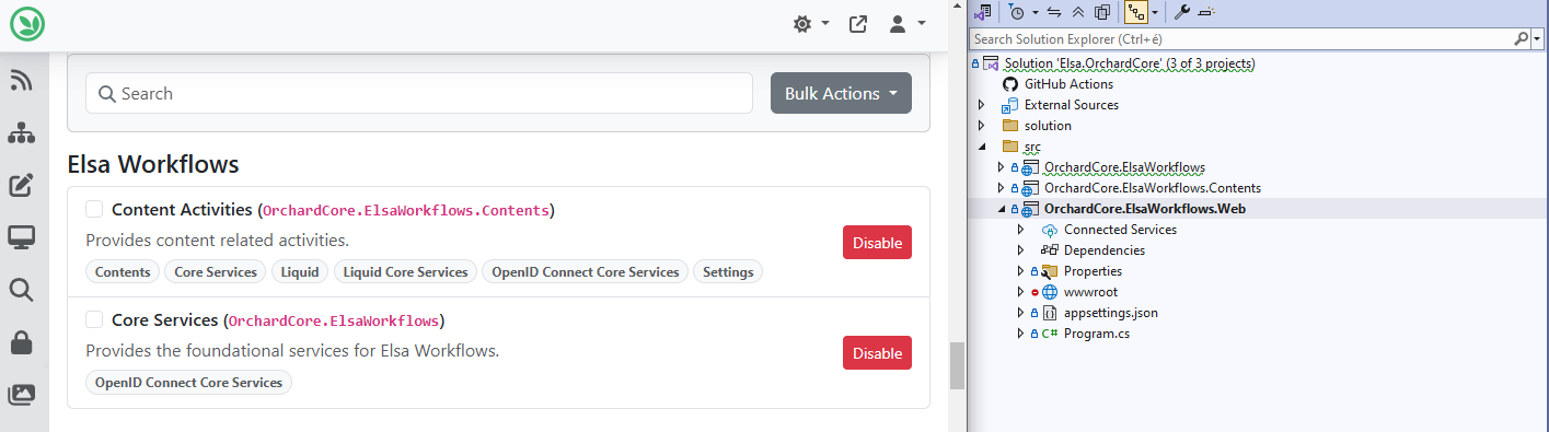 Elsa Workflows features