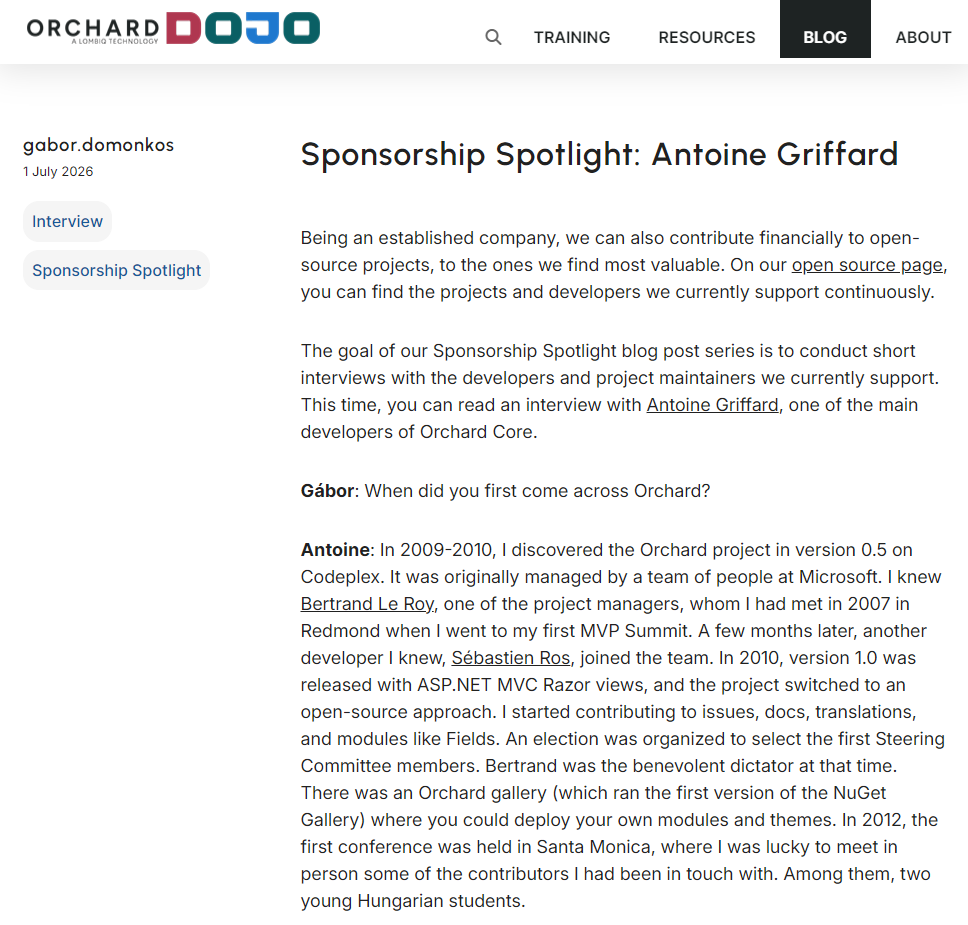 Sponsorship Spotlight: Antoine Griffard