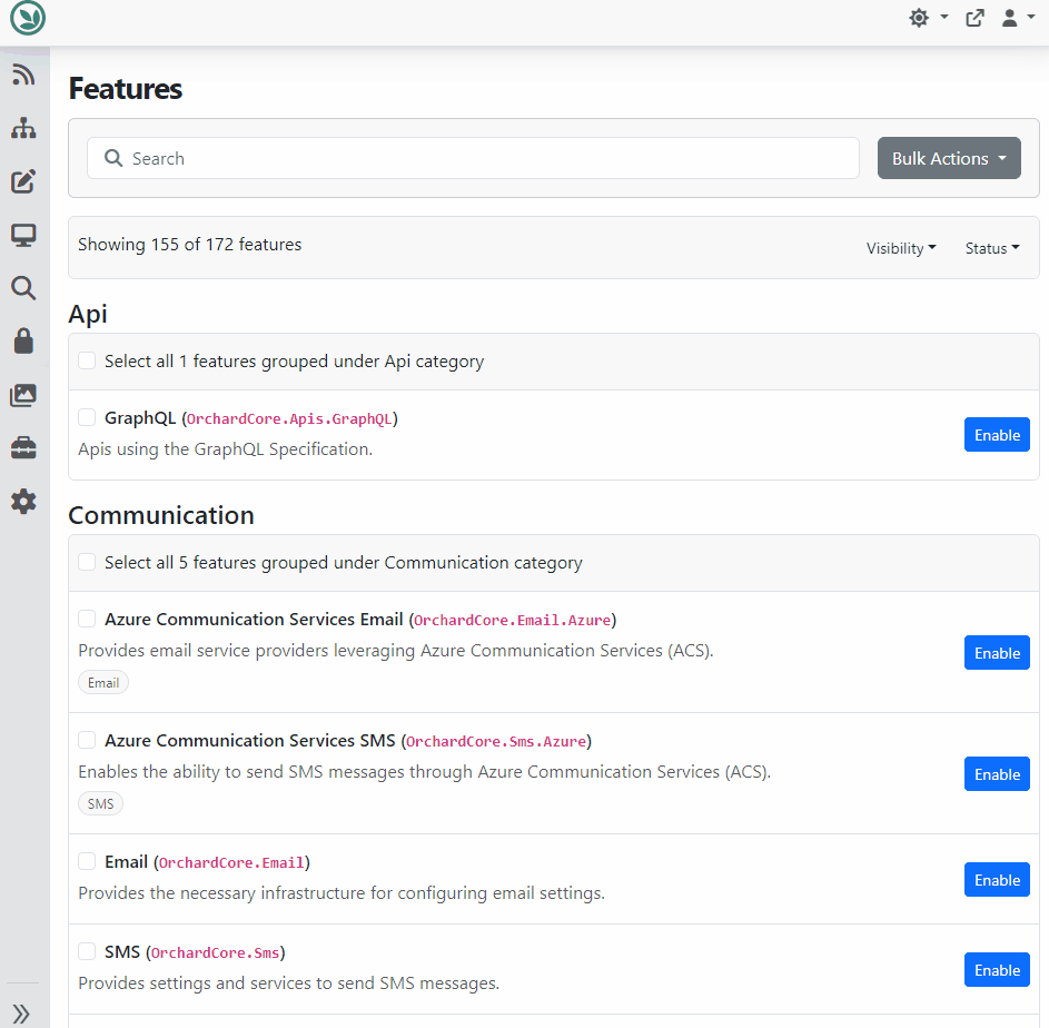 Improve Features management UI